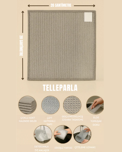 TELLEPARLA ÇOK AMAÇLI TEMİZLİK BEZİ